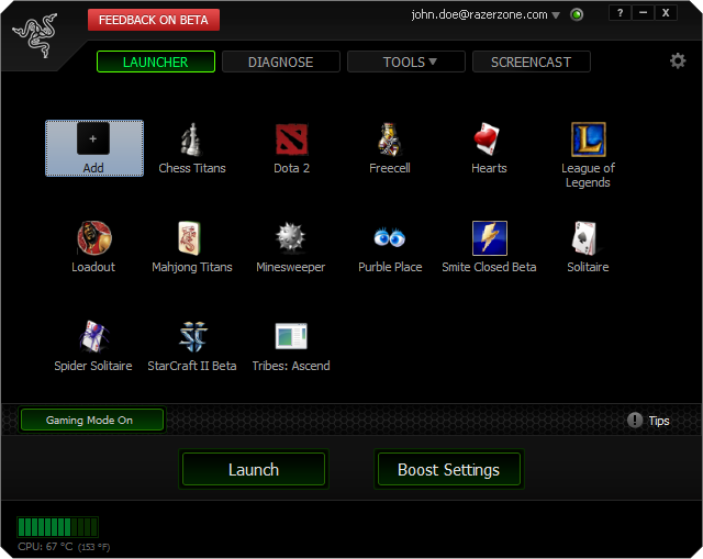 Razer Game Booster 4.2.45.0