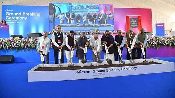 Micron Semiconductor plan groundbreaking Gujarat
