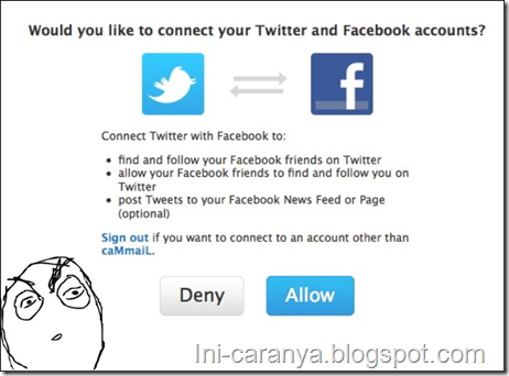 Cara Menghubungkan Tweet Twitter dengan Akun Facebook