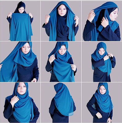 Tutorial Hijab Syar’i Acara Formal