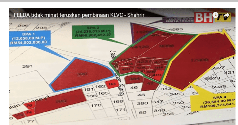 Blog Sensasi: #ISU SENSASI ~ TANAH FELDA DI KLVC TELAH 