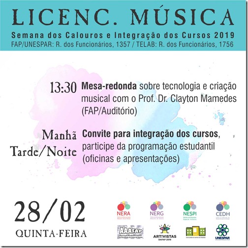 Quinta tarde Lic Música