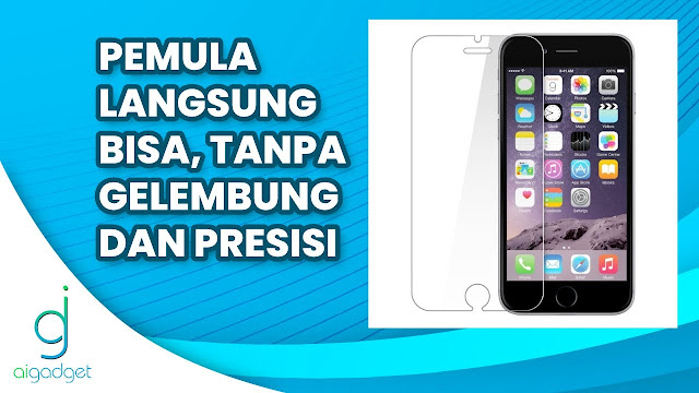 Cara Pasang Tempered Glass iPhone 6S Untuk Pemula Presisi & Bebas Bubble ! | Langsung Bisa