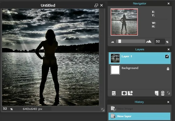 Membuat Bentuk Cluster Foto Secara Online