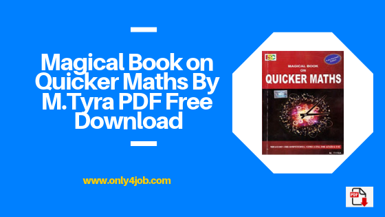 magical book on quicker maths by m tyra pdf