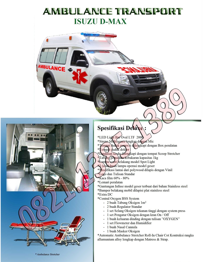 Karoseri Mobil Ambulan Isuzu D Max