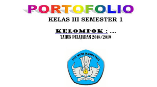 Jilid Portofolio Kelas 3 SD Semester 1, https://riviewfile.blogspot.com