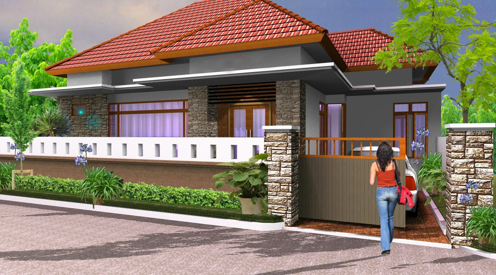 10 Jenis Gambar Desain Pagar Rumah Minimalis Terbaru 2017 Desain