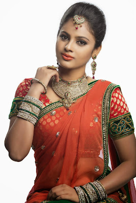 Actress Nanditha Swetha Saree Photos