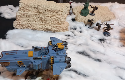 Warhammer 40k battle report: Space Wolves vs Black Legion, 1000pts