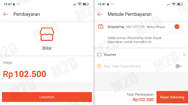 Blibli ShopeePay