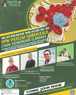 Seminar Ilmiah DPW PATELKI Gorontalo  Peranan ATLM dalam Penanganan Stunting dan Update Pemeriksaan Hematologi