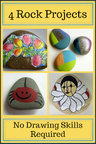 4 Easy Painted Rock Projects by Cindy Thomas