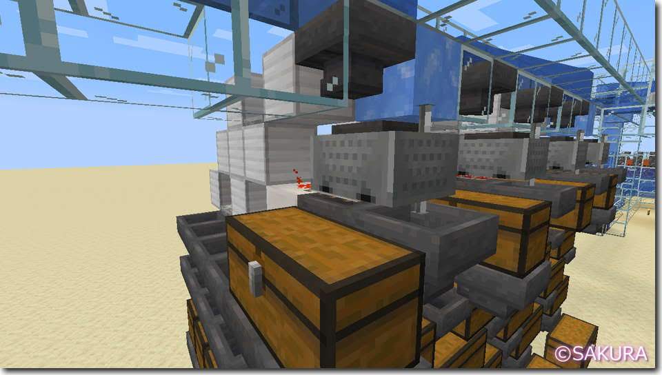 マイクラ 水流を使った自動仕分け機 ロマン仕様 の解説 マイクラ 水流を使った自動仕分け機 ロマン仕様 の解説