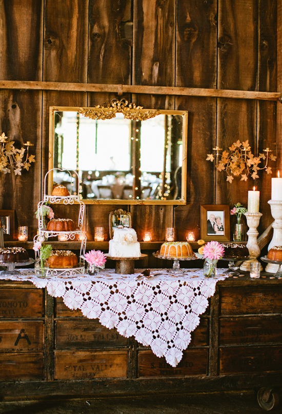 Rustic Wedding Sweet Table 3