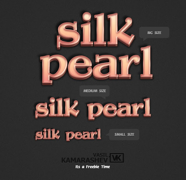 3D Shell Pearl Text Style