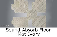 aksesoris camry: Sound Absorb Floor Mat-Ivory