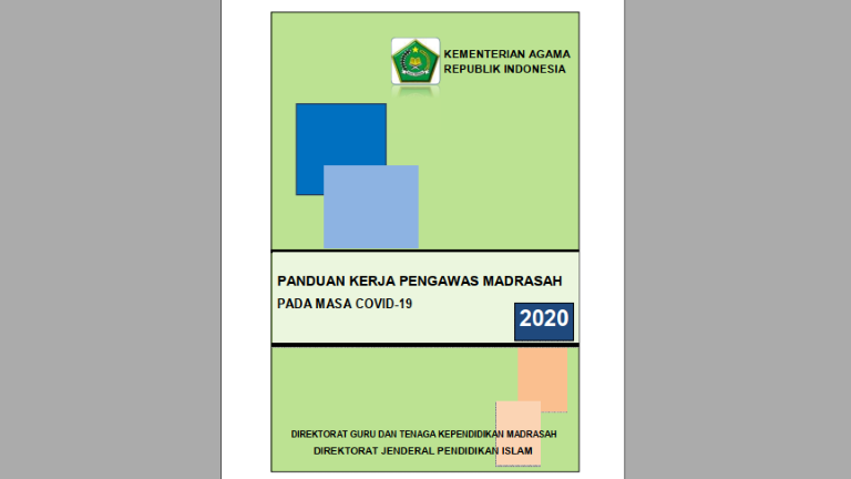 Buku Panduan Kerja Pengawas Madrasah Di Masa Pandemi