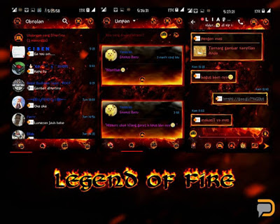 BBM Mod Droid Chat! v13.0.13 Legend of Fire BBM Mod Droid Chat! v13.0.13 Legend of Fire