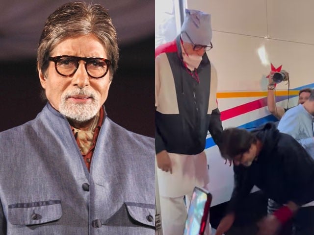 Video of Amitabh Bachchan's lookalike touching his feet goes viral