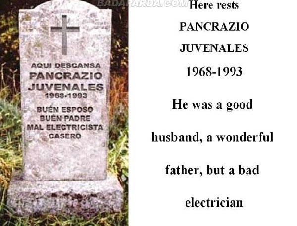 funny tombstones. Funny Tombstones and Grave