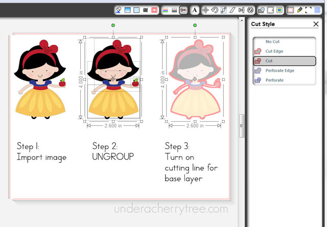 Download Under A Cherry Tree: Silhouette Studio Tutorial: Print-and-Cut Basics