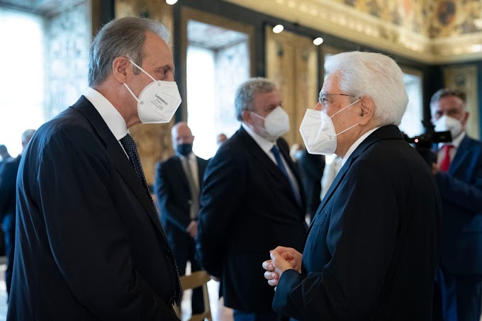 40 anni Conferenza Regioni, Bardi ricevuto da Mattarella