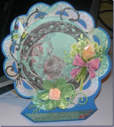 Carte 3D fleur