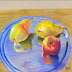 Still life with pears pastel