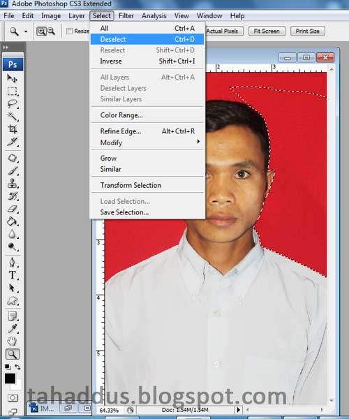 Panduan membuat Pas Foto ukuran 2x3, 3x4 dan 4x6 menggunakan Photoshop bagi pemula