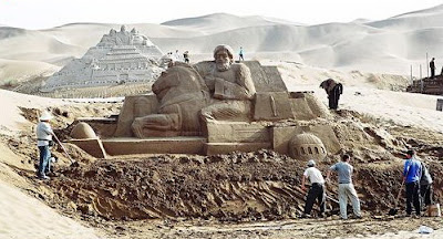 Xinjiang Turpan Sand Sculpture Art City