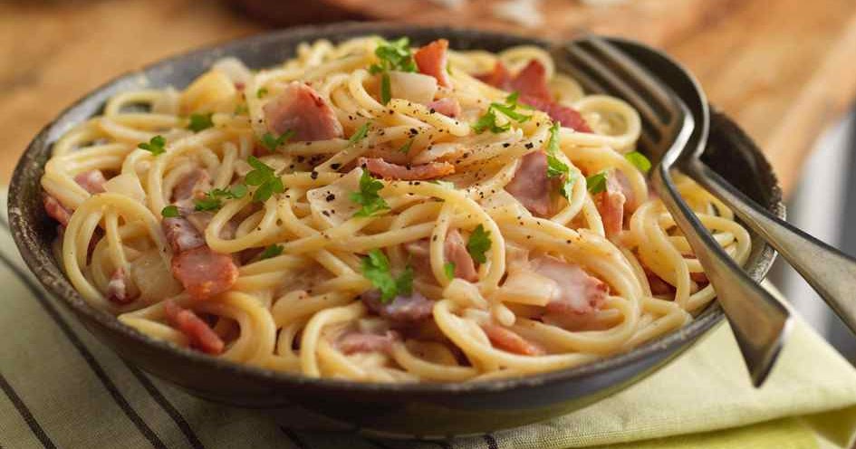 Resepi Spaghetti Carbonara Simple - J Kosong s