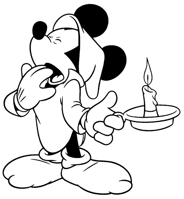 Dibujos de Mickey Mouse Para Imprimir y colorear