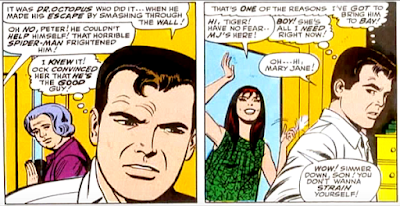 Amazing Spider-Man #55, john romita, at aunt may's house, mary jane watson shows up