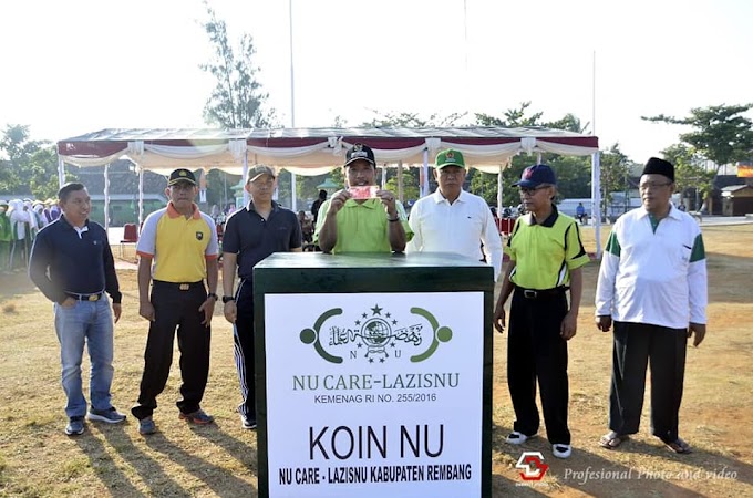 Jalan Sehat Awali Rangkaian Konfercab PCNU Rembang