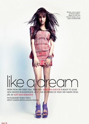 Shraddha Kapoor on Elle Magazine