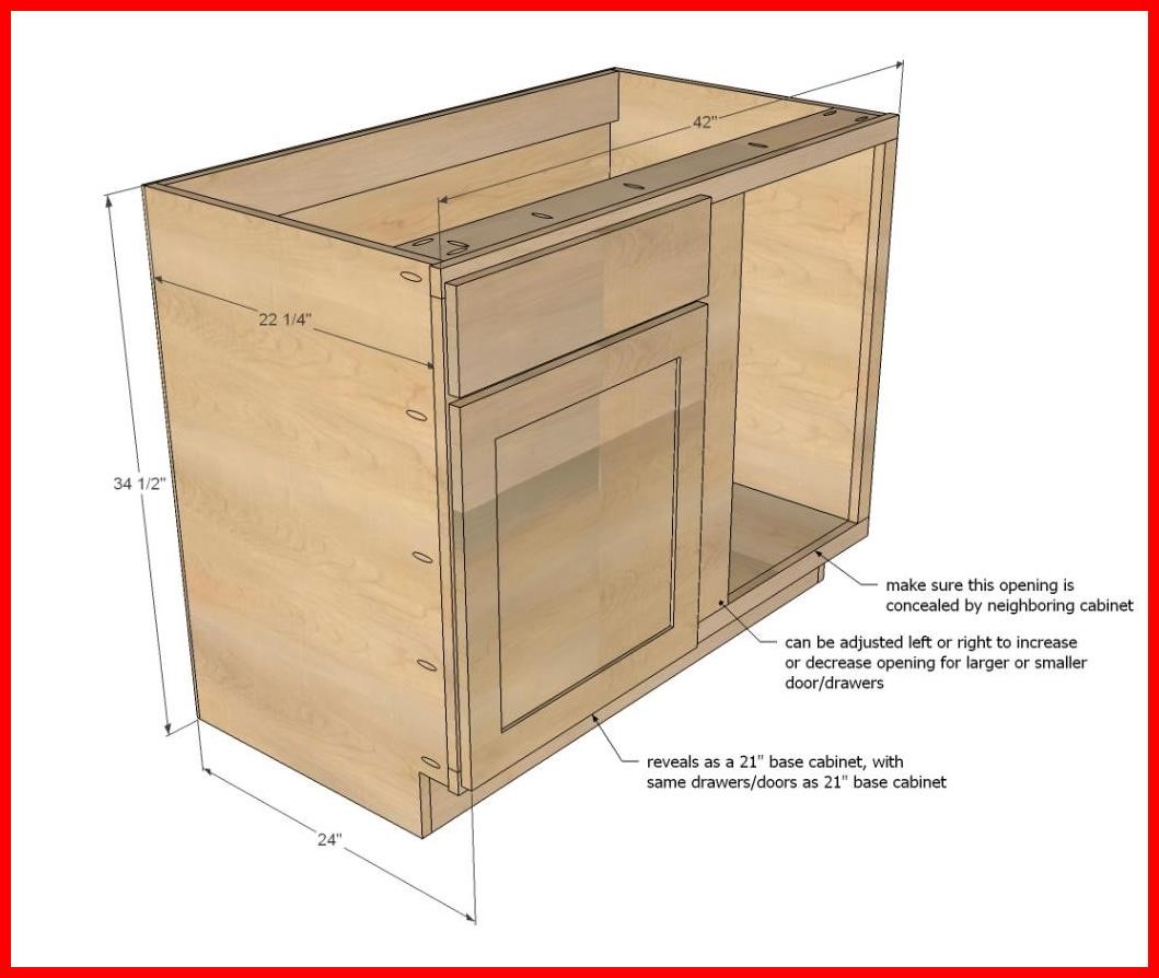 16 Kitchen Cabinet Diagrams Ana White Build a Wall Kitchen Corner Cabinet Free and Easy  Kitchen,Cabinet,Diagrams