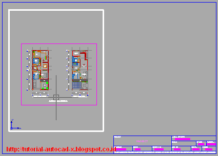 Prinsip Cara  Melakukan Layout Gambar  di  AutoCAD  Tutorial 