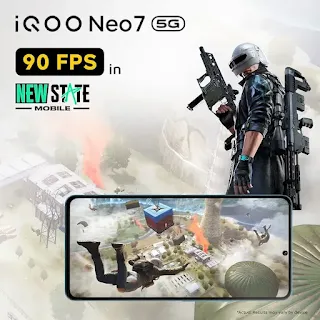 Details and buy link of IQOO NEO 7 best mobile for gaming