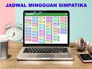 membuat jadwal mingguan di simpatika