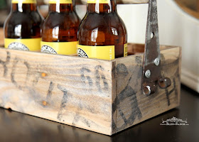 Wood Route 66 Beer Tote, Bliss-Ranch.com
