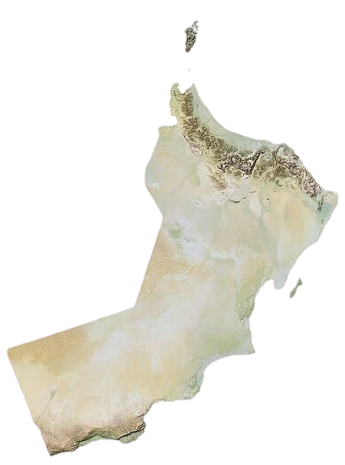 Oman Relief Maps