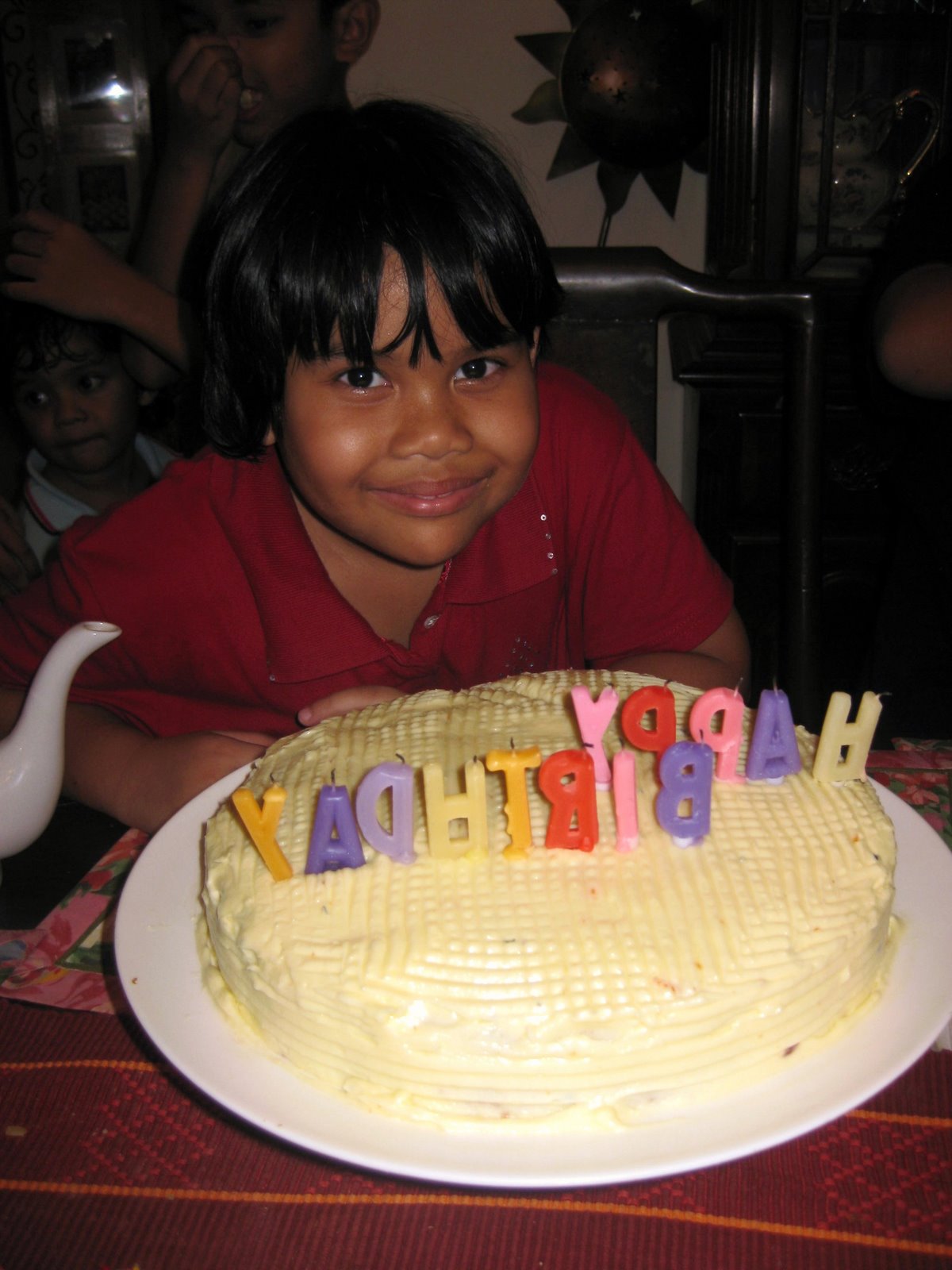RESEPI NANNIE: Birthday kek Adlina