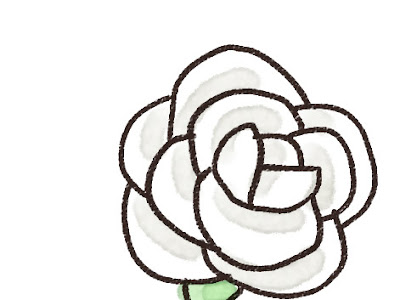[10000ダウンロード済み√] 線画 白黒 バラ イラスト 簡単 332777