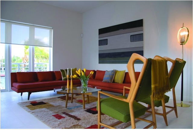 Key Interiors by Shinay Mid  Century  Modern  Living  Room  