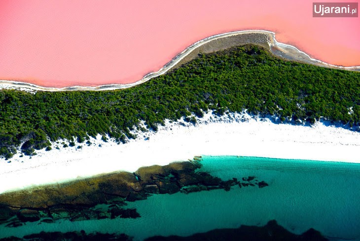 Hillier Lake Western Australia (Pink Lake)