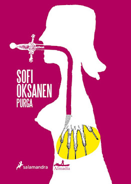 Cubierta de la novela de Sofi Oksanen, autora finlandesa-estoniana, histórica, Estonia