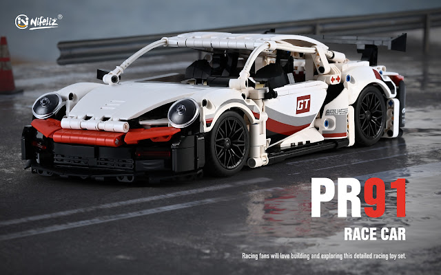 Nifeliz PR91 Race Car Compatible With Lego