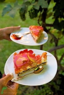 Articole culinare : Tarta cu branza si fructe