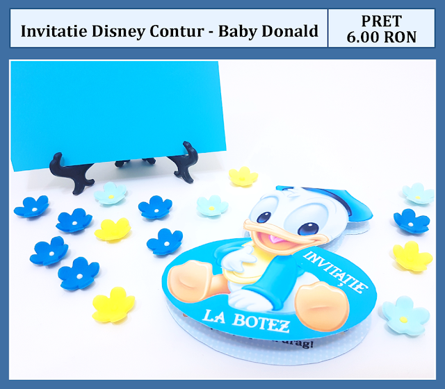 invitatii botez baby donald